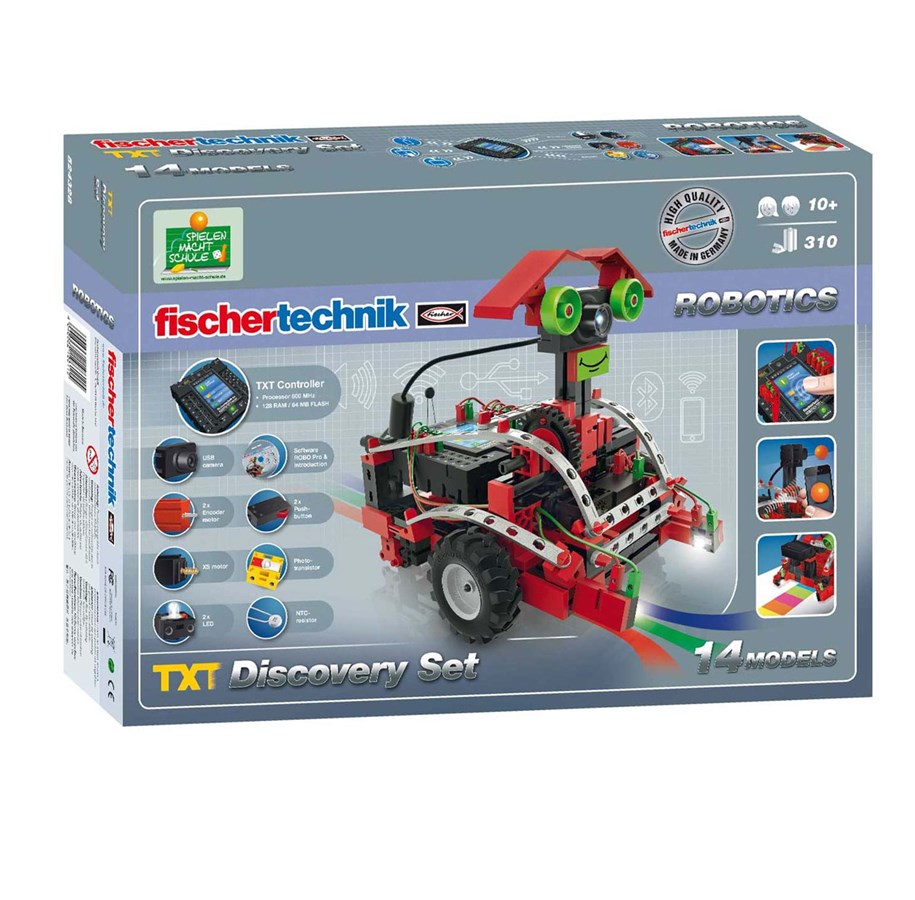 Rakennussarjat - Fischertechnik Robotics Discovery Set-TXT 310 pcs - 524328
