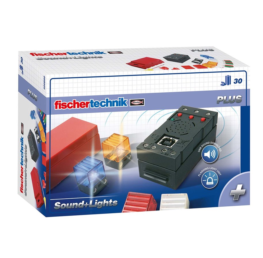 Rakennussarjat - Fischertechnik Plus-sound and Lights 30 pcs - 500880