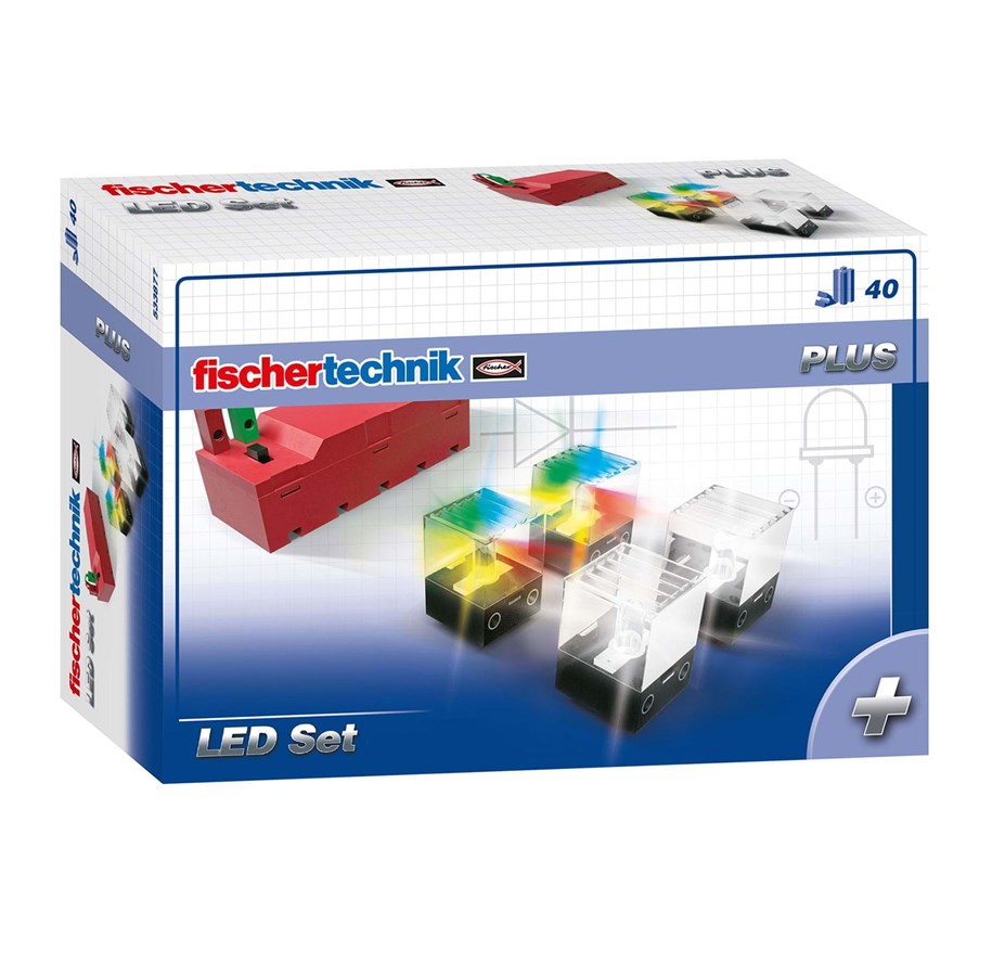 Rakennussarjat - Fischertechnik Plus-LED -sarja 40 kpl - 533877