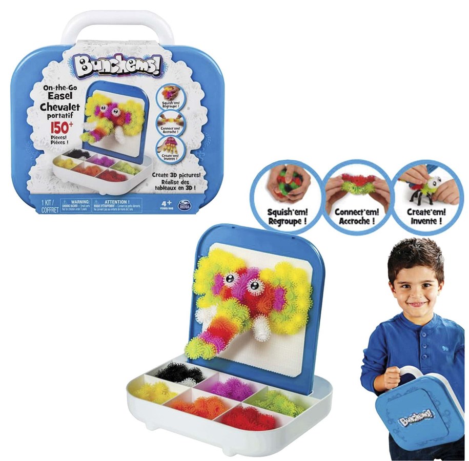 Rakennussarjat - Bunchems travel kit in Case - 643605