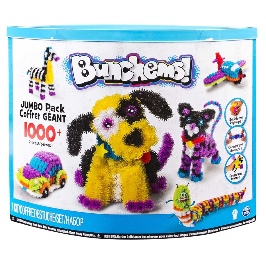 Rakennussarjat - Bunchems Jumbo Set 1000pcs. - 643607