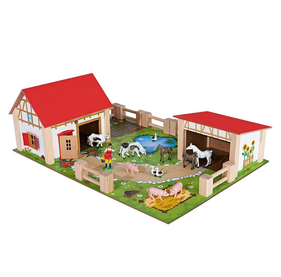 Puulelut - Eichhorn Farm Playset - 100004308
