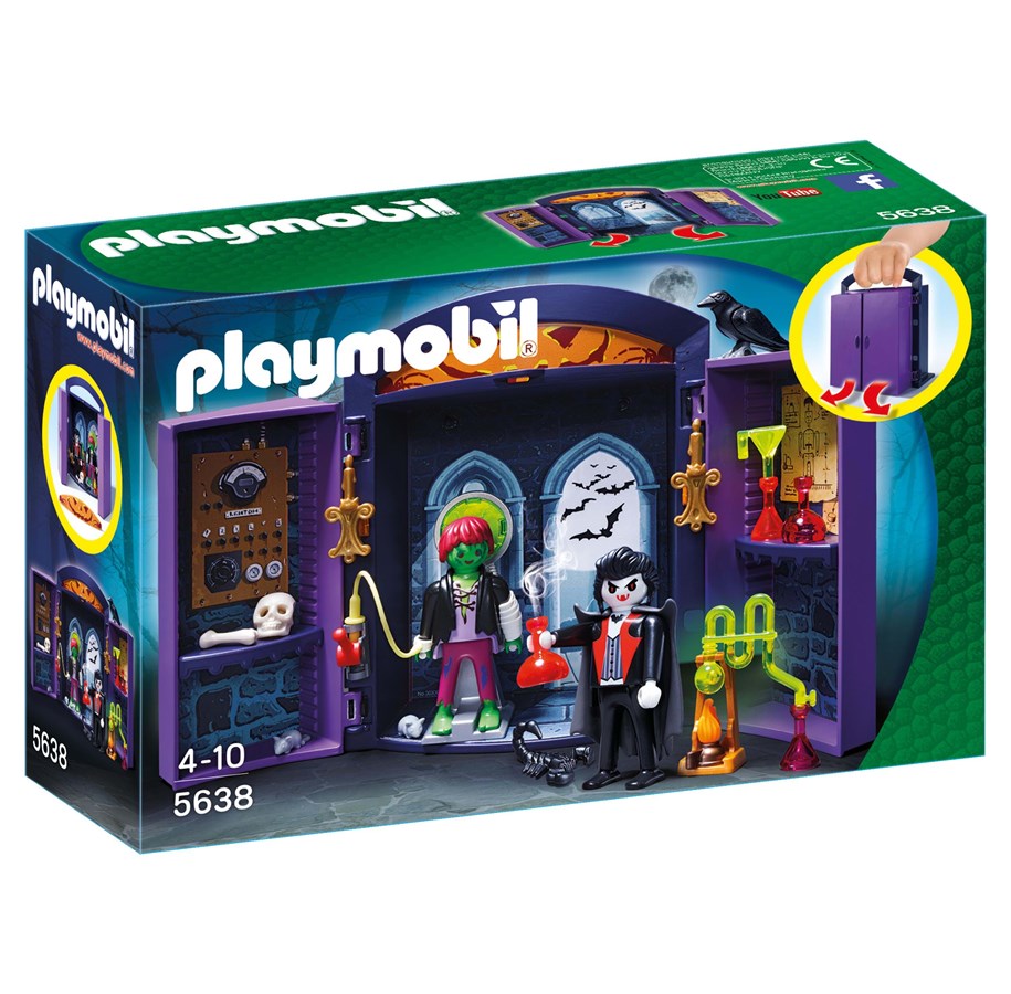 Playmobil - Playmobil Kaupunkitoimintaa - 5638 Leikkilaatikko ”Kummitustalo“ - 5638
