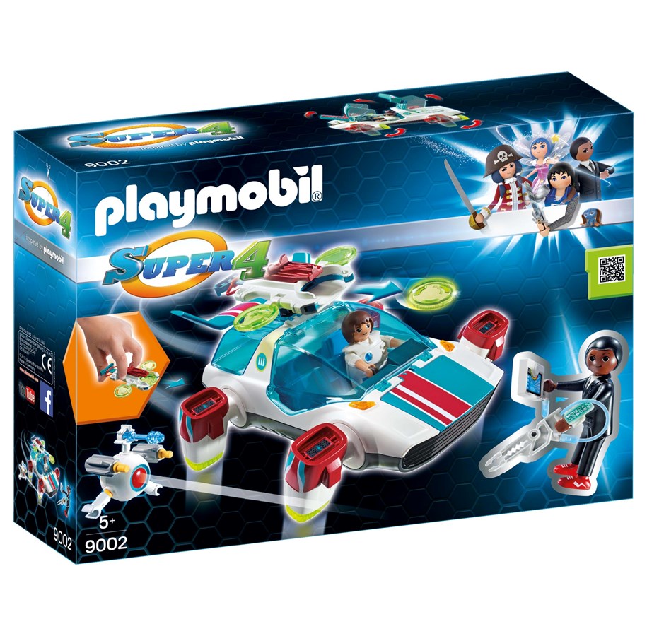 Playmobil - Playmobil Super 4 - FulguriX ja Gene - 9002