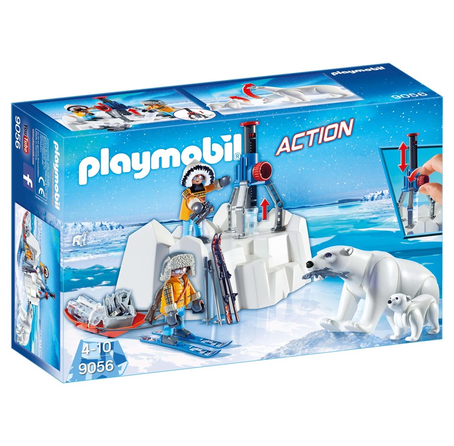 Playmobil - Playmobil Toiminta - 9056 Napa-alueiden tutkija ja jääkarhut - 9056