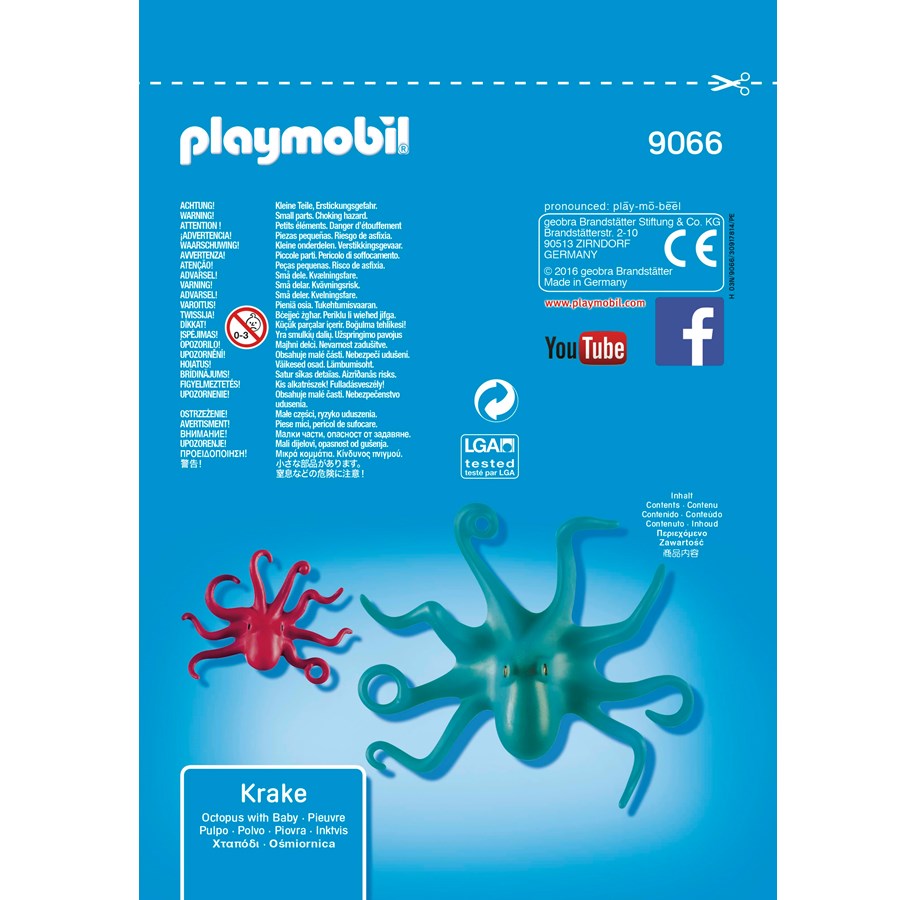 Hahmot - Playmobil Mustakala ja poikanen - 9066