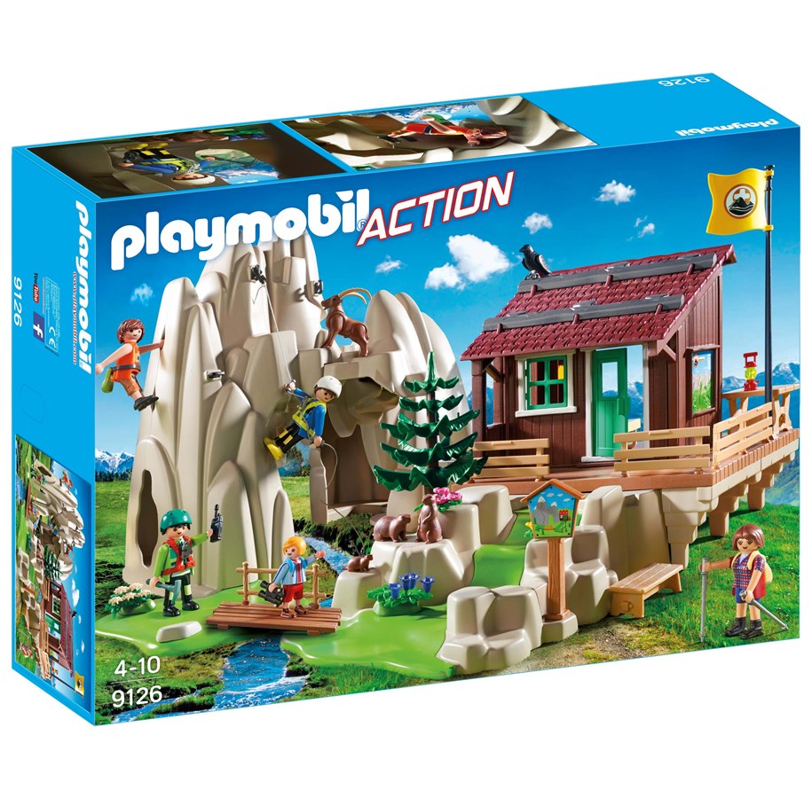Playmobil - Playmobil Toiminta - Vuorikiipeilijät vuoristomajalla - 9126