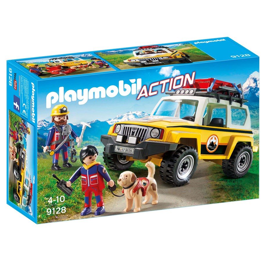 Playmobil - Playmobil Toiminta - Vuoristopelastajien auto - 9128
