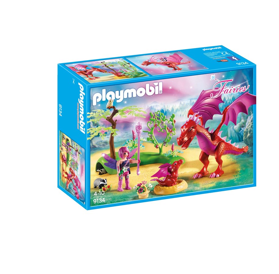 Playmobil - Playmobil Keijut - Kiltti lohikäärme ja poikanen - 9134