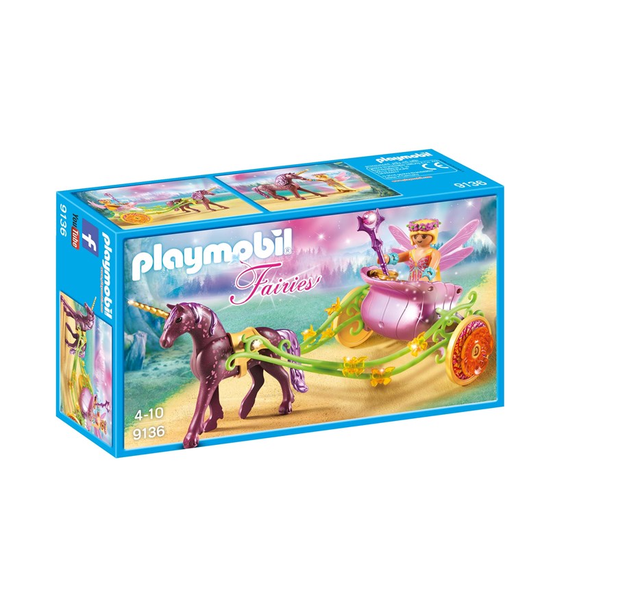Playmobil - Playmobil Keijut - Yksisarvisen vetämät keijuvaunut - 9136