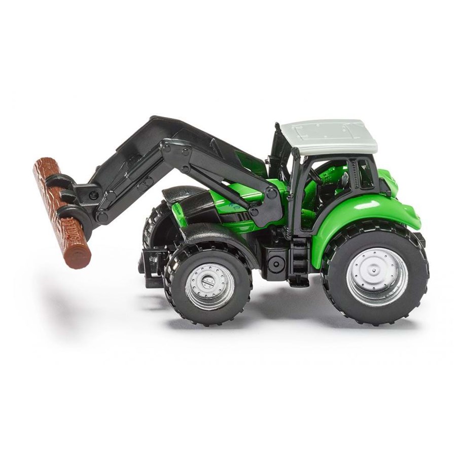 Leluautot - SIKU 1380  Tractor with Trunk grab - 540007