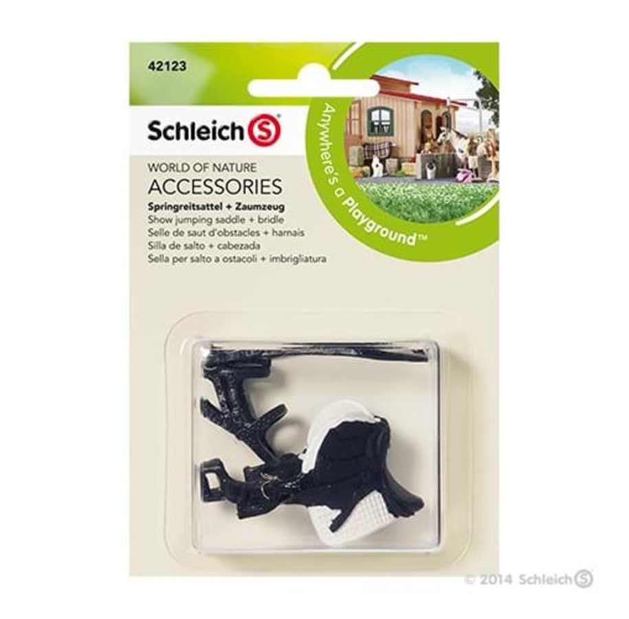 Hahmot - Schleich Showjumping saddle + bridle - 42123