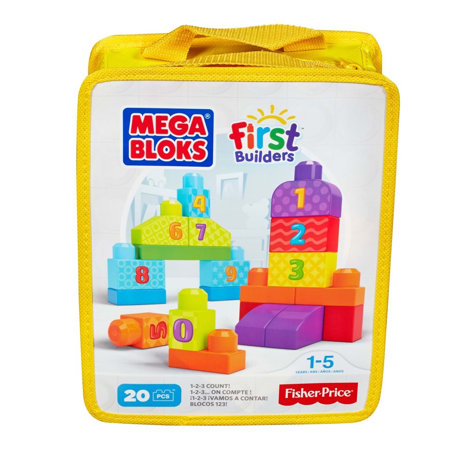 Rakennussarjat - Mega Bloks Count 123 - DLH85