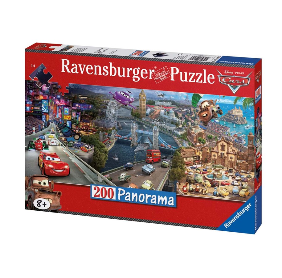 Palapelit - Ravensburger Panorama Puzzle Cars 200pcs XXL - 126453