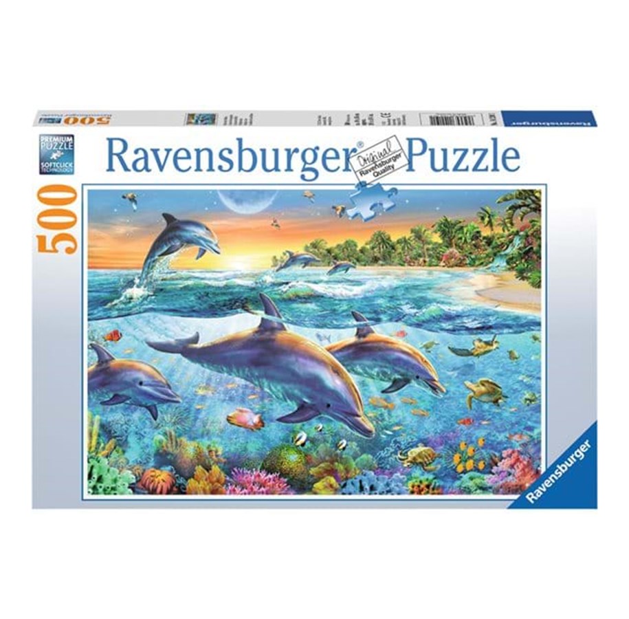 Palapelit - Ravensburger Dolphin Cove - 500pcs - 142101