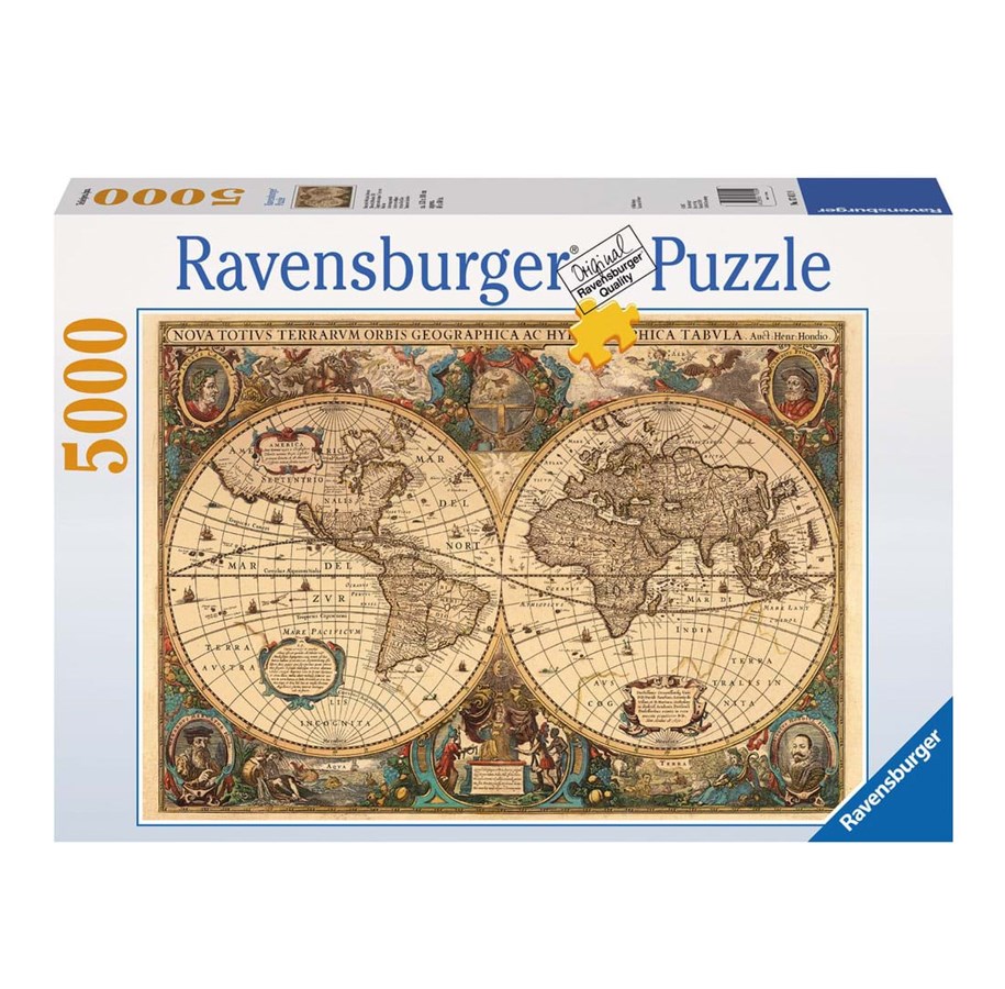 Palapelit - Ravensburger Muinaisen maailmankartan 5000 palaa - 174119