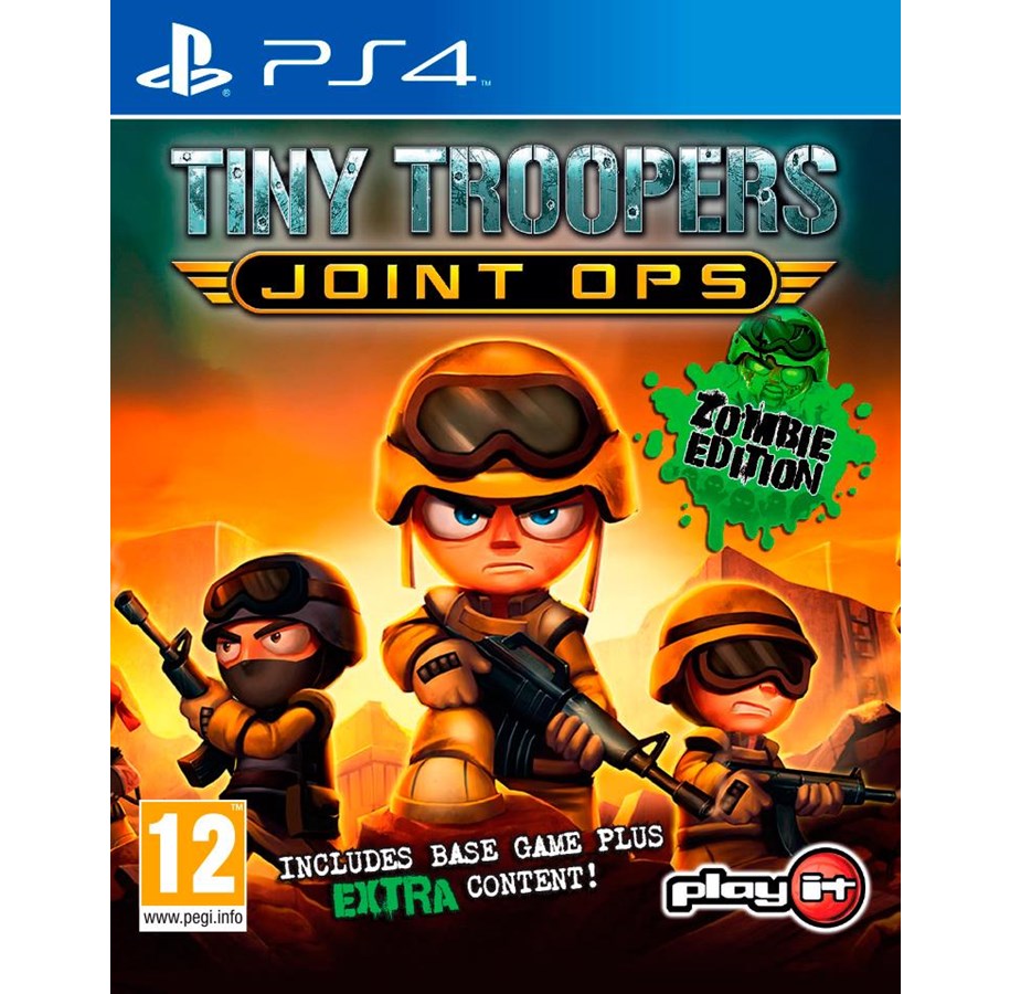 Pelit - Tiny Troopers: Joint Ops - Zombie Edition - Sony PlayStation 4 - 01 - Strategia - 5060057023655