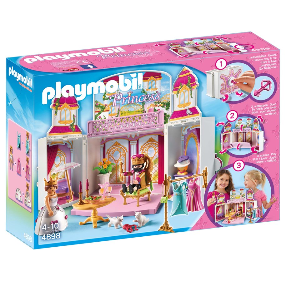 Playmobil - Playmobil Prinsessa - 4898 Leikkilaatikko ”Kuninkaan palatsi“ - 4898