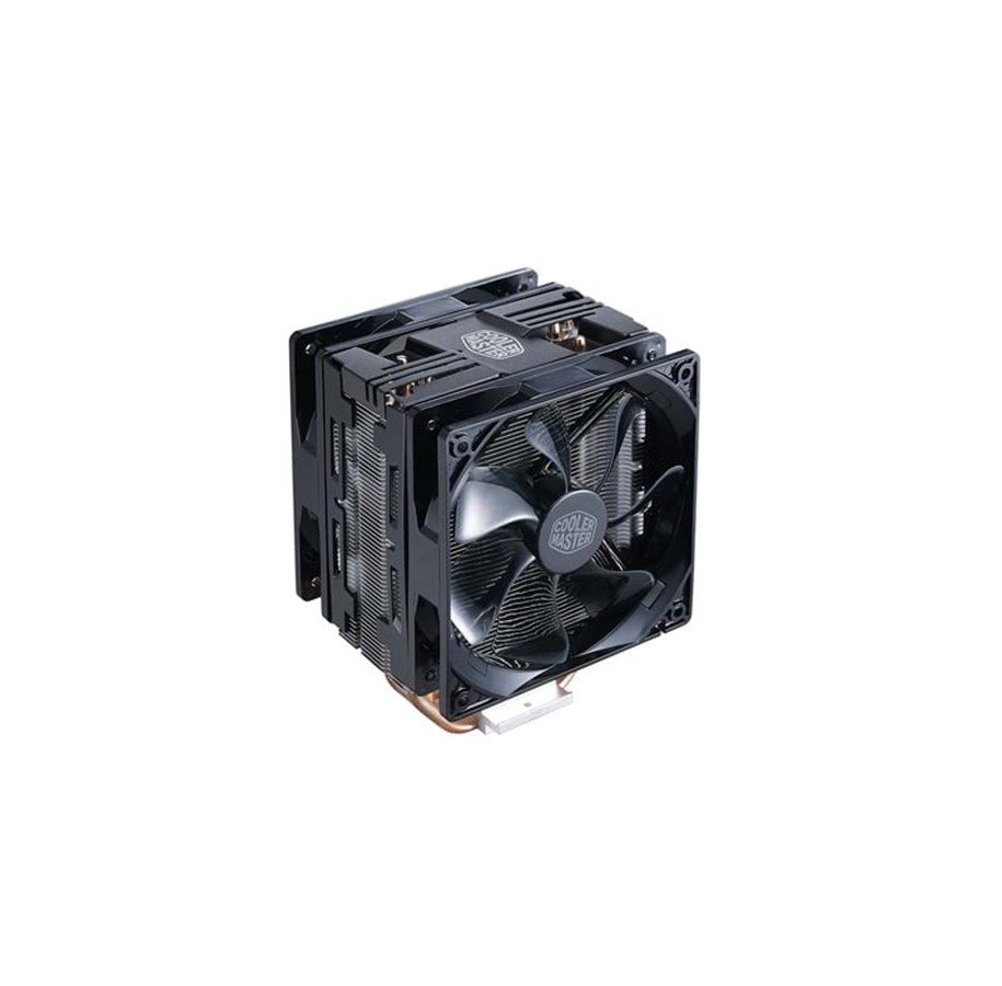 CPU-jäähdytys - Cooler Master Hyper 212 LED Turbo (Black Cover) - CPU-ilmanjäähdytin - Max 31 dBA - RR-212TK-16PR-R1