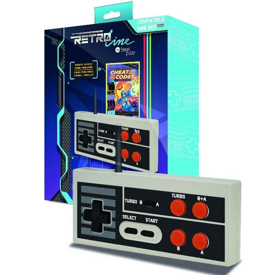 Pelit - lisävarusteet - Steelplay Retro Line Edge Gamepad Mini NES - Wired Controller - Nintendo NES - 3760210999095