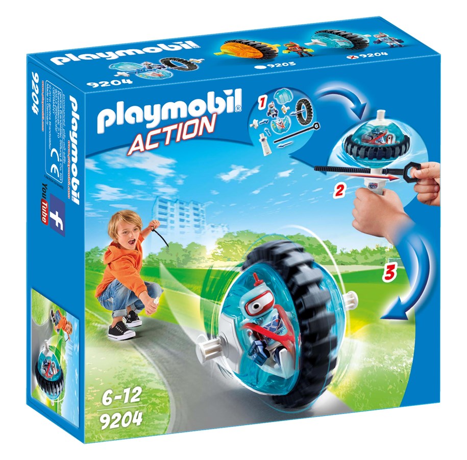Playmobil - Playmobil Urheilu ja Toiminta - Sininen vauhtihyrrä - 9204