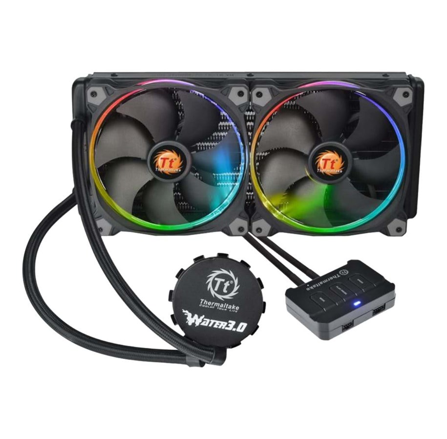 CPU-jäähdytys - Thermaltake Water 3.0 Riing RGB 280 - CPU Vesijäähdytys - Max 26 dBA - CL-W138-PL14SW-A