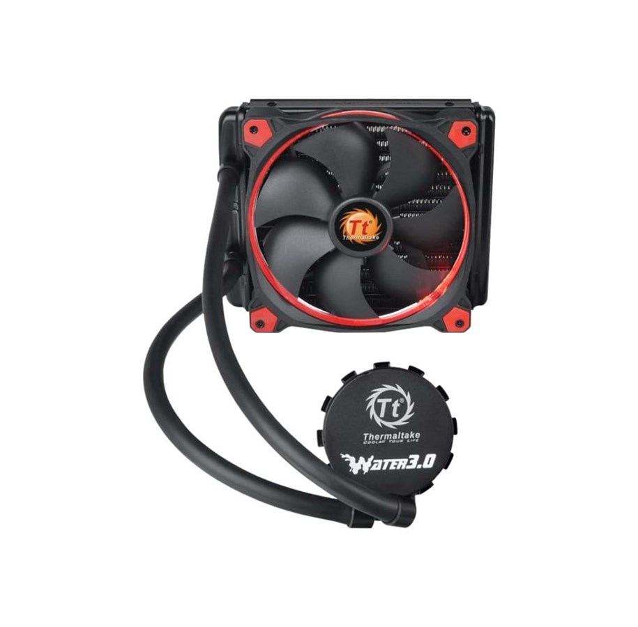 CPU-jäähdytys - Thermaltake Water 3.0 Riing Red 140 - CPU Vesijäähdytys - Max 26 dBA - CL-W150-PL14RE-A
