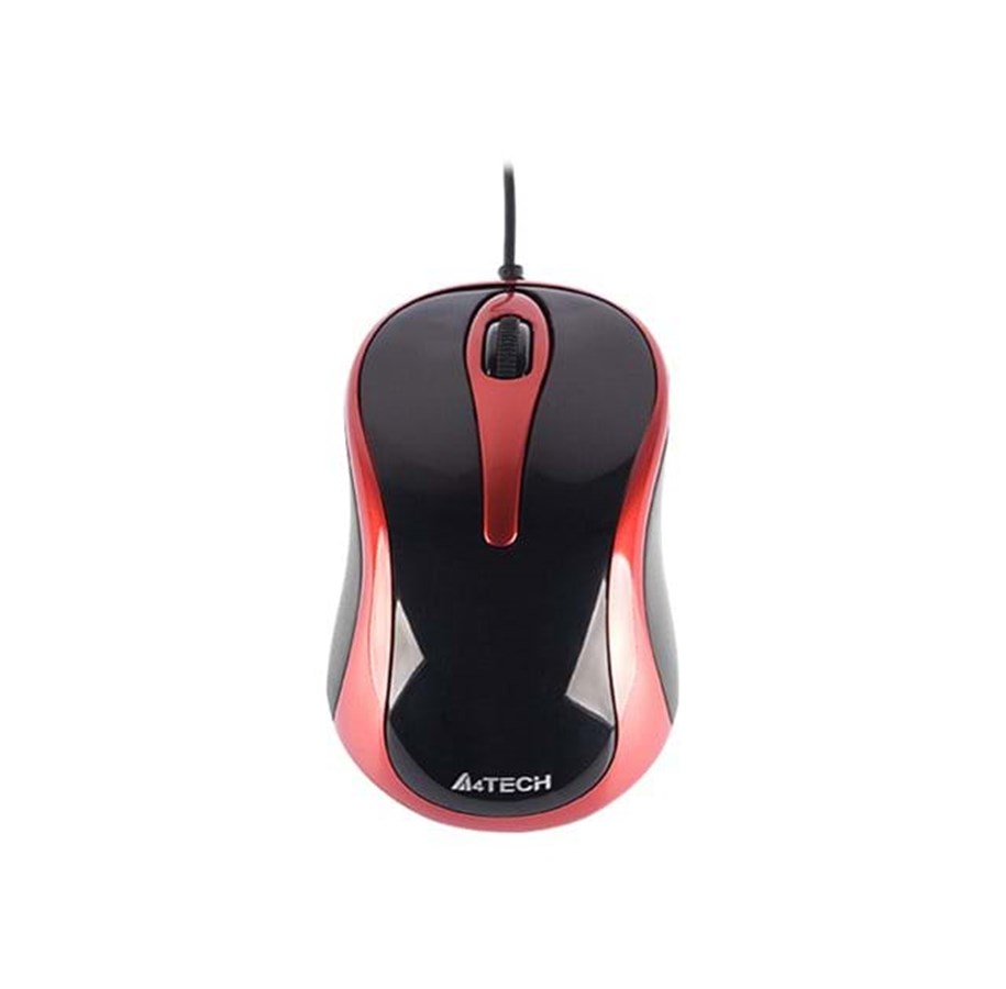 Hiiret - A4Tech EVO N-350-2 - Hiiri - Optinen - 3 painiketta - Punainen - A4TMYS41193
