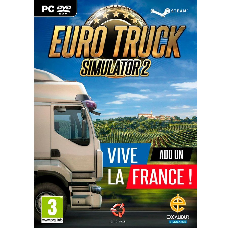 Pelit - Euro Truck Simulator 2: Vive la France! - Windows - Simulaatio - 5055957701178