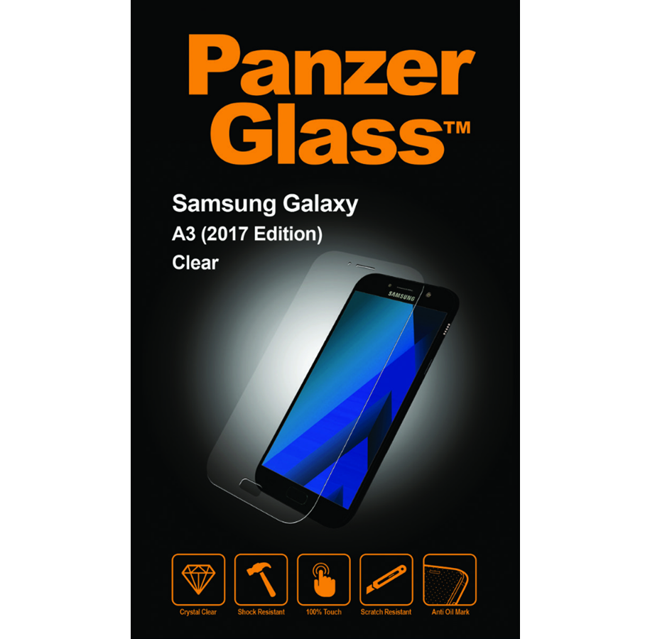 Puhelintarvikkeet - Näytönsuojat - PanzerGlass Samsung Galaxy A3 (2017) - Clear - PANZER7102