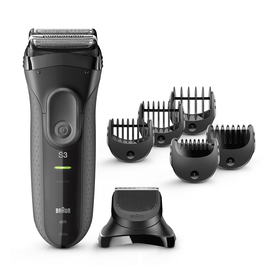 Parranajokoneet - Braun Partakoneet Series 3 Shave&Style 3000BT 3-in-1-parranajokone tarkkuustrimmerillä - 151500
