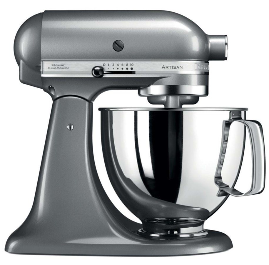 Monitoimikoneet, yleiskoneet ja ruokaprosessorit - KitchenAid Yleiskone 5KSM125ECU Artisan - Contour Hopea - 5KSM125ECU