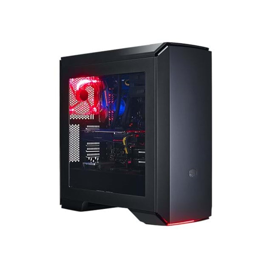Kotelot - Cooler Master MasterCase Pro 6 Red LED - Kotelot - Miditower - Musta - MCY-C6P2-KW5N-01