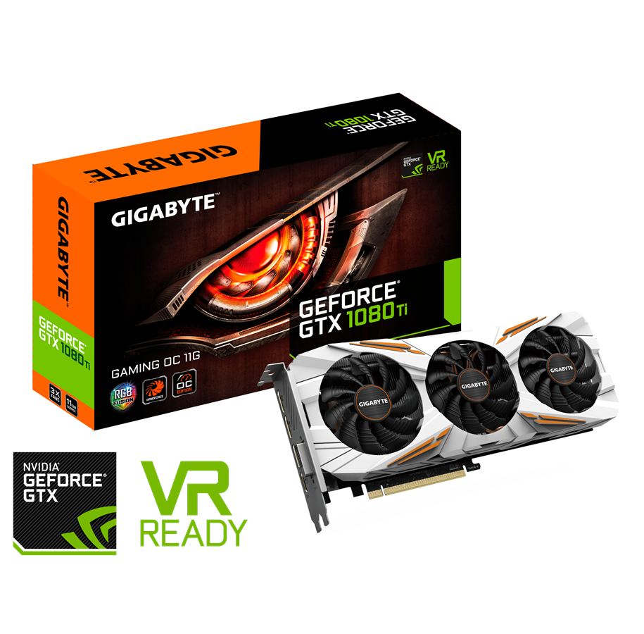 Näytönohjaimet - GIGABYTE GeForce GTX 1080 Ti GAMING OC - 11GB GDDR5X RAM - Näytönohjaimet - GV-N108TGAMING OC-11GD