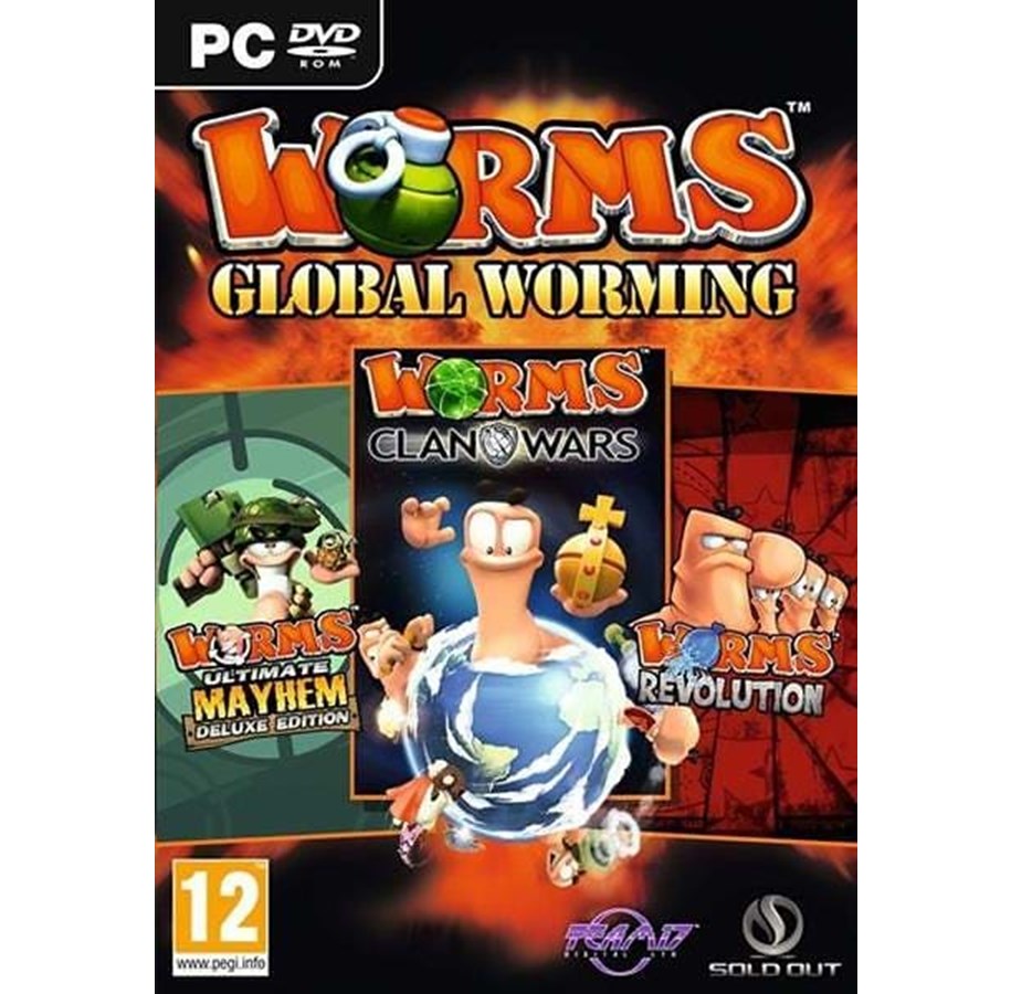 Pelit - Worms Global Worming (Triple Pack) - Windows - Kokoelma - 5060236963529