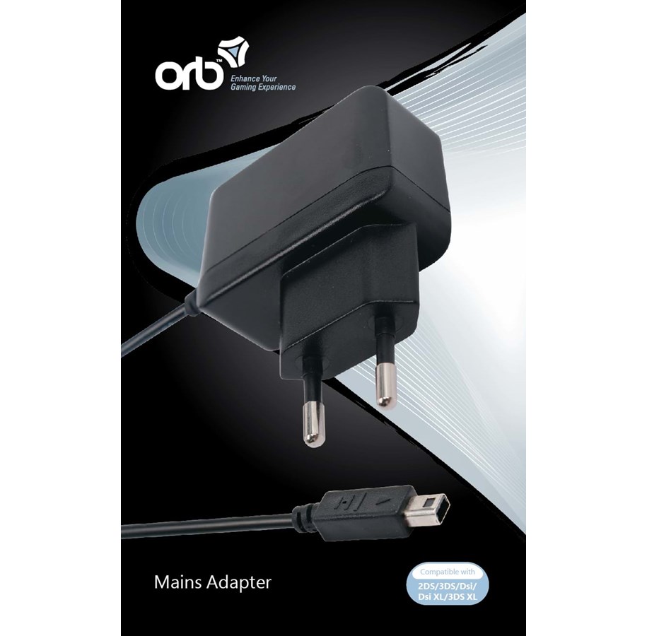 Pelit - lisävarusteet - Orb Euro AC Adapter - Miscellaneous Lisävarusteet pelikonsoleille - Nintendo 3DS - 6942949012963