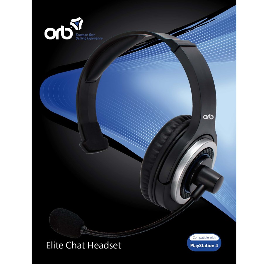 Pelit - lisävarusteet - Orb PS4 Elite Chat Headset - Wired Headset - Sony PlayStation 4 - 6942949009000