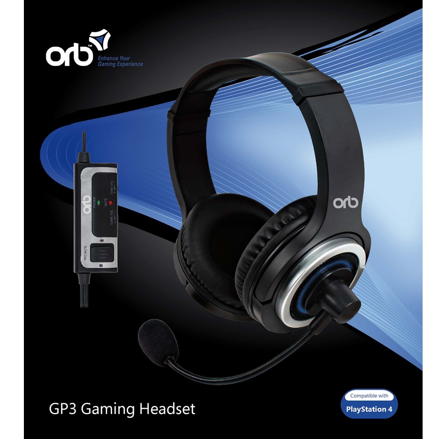 Pelit - lisävarusteet - Orb PS4 GP3 Gaming Headset - Wired Headset - Sony PlayStation 4 - 6942949009017
