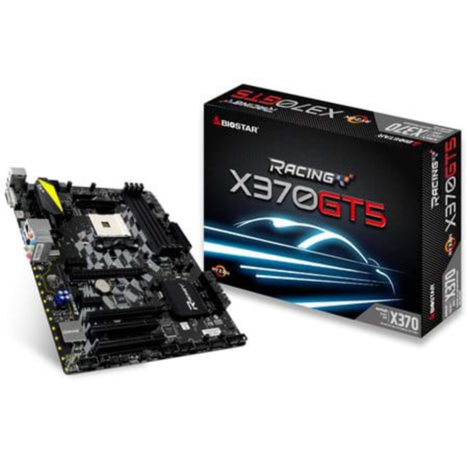 Emolevy - BIOSTAR RACING X370GT5 Emolevy - AMD X370 - AMD AM4 socket - DDR4 RAM - ATX - X370GT5