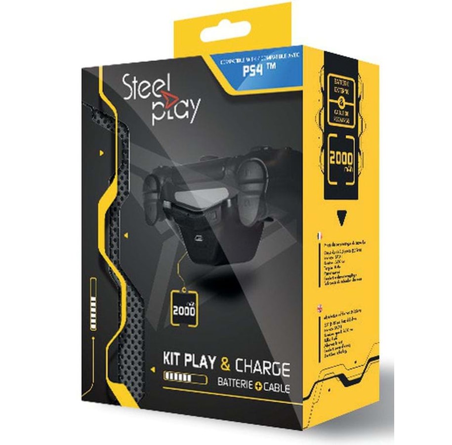 Pelit - lisävarusteet - Steelplay Pelaa ja lataa -pakkaus PS4:lle - Miscellaneous Lisävarusteet pelikonsoleille - Sony PlayStation 4 - 3760210998883