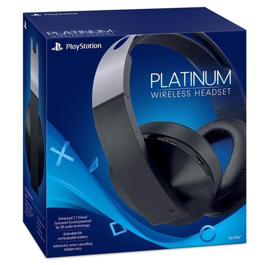 Pelit - lisävarusteet - Sony Platinum Wireless Headset - Wireless Headset - Sony PlayStation 4 - 9812753