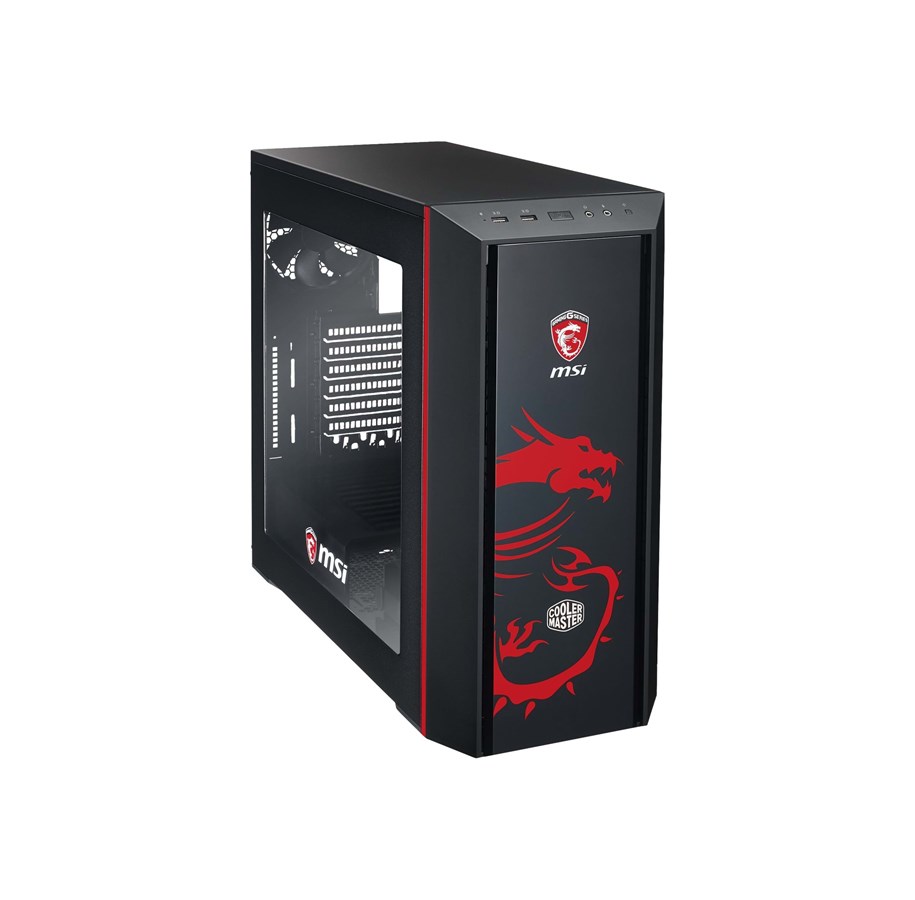 Kotelot - Cooler Master MasterBox 5 MSI Edition - Kotelot - Miditower - Punainen - MCX-B5S2-KWNN-03-MI