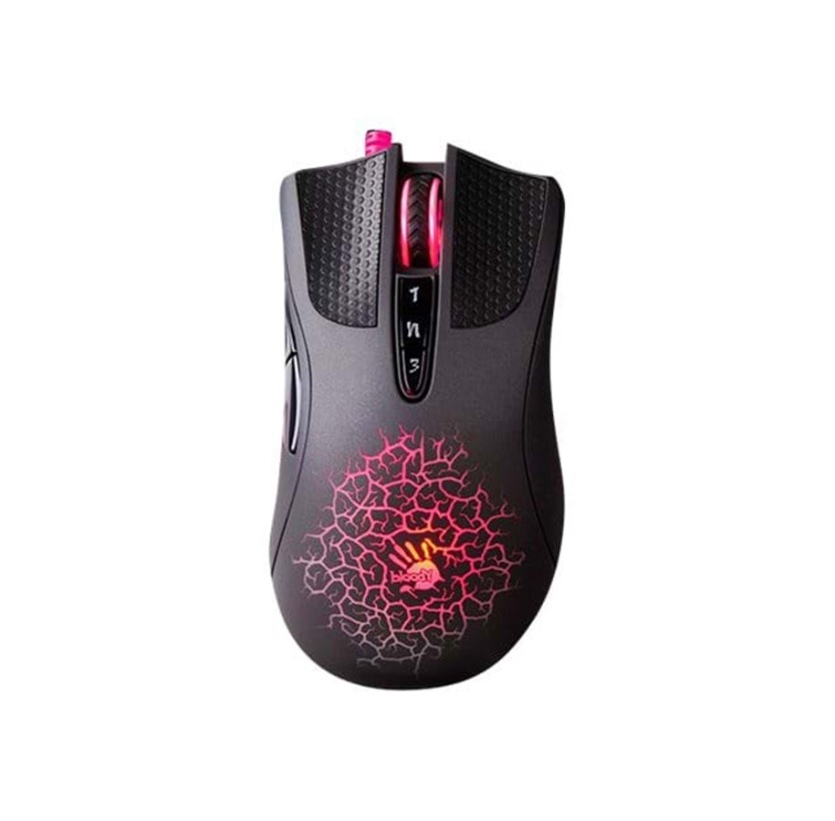 Hiiret - A4Tech Bloody Blazing AL90 - Pelihiiri - Laser - 8 painiketta - Musta RGB-valolla - A4TMYS45091
