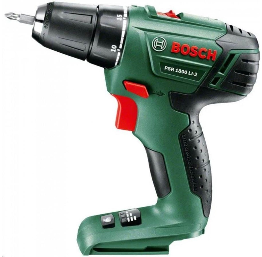 Ruuvi- ja Porakoneet - Bosch PSR 1800 LI-2 (SOLO) - 06039A310J