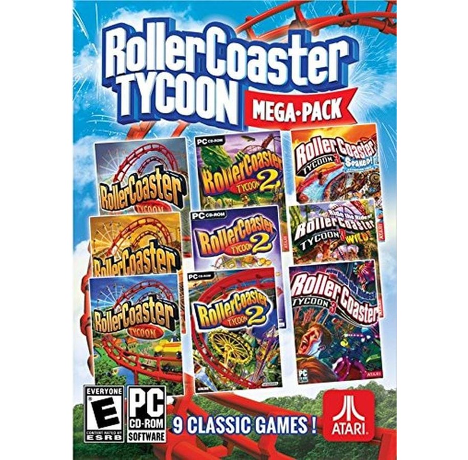 Pelit - Rollercoaster Tycoon: Mega Pack - Windows - Simulaatio - 5390102520830