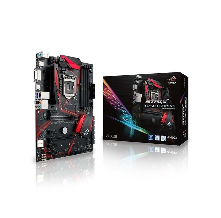 Emolevy - ASUS ROG STRIX B250H GAMING Emolevy - Intel B250 - Intel LGA1151 - DDR4 RAM - ATX - 90MB0TS0-M0EAY0