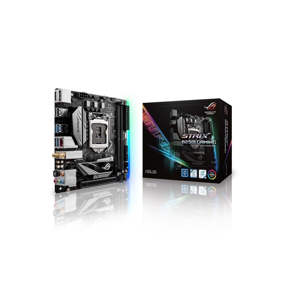 Emolevy - ASUS ROG STRIX B250I GAMING Emolevy - Intel B250 - Intel LGA1151 - DDR4 RAM - Mini-ITX - 90MB0U20-M0EAY0