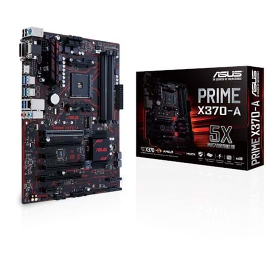 Emolevy - ASUS PRIME X370-A Emolevy - AMD X370 - AMD AM4 - DDR4 RAM - ATX - 90MB0UN0-M0EAY0