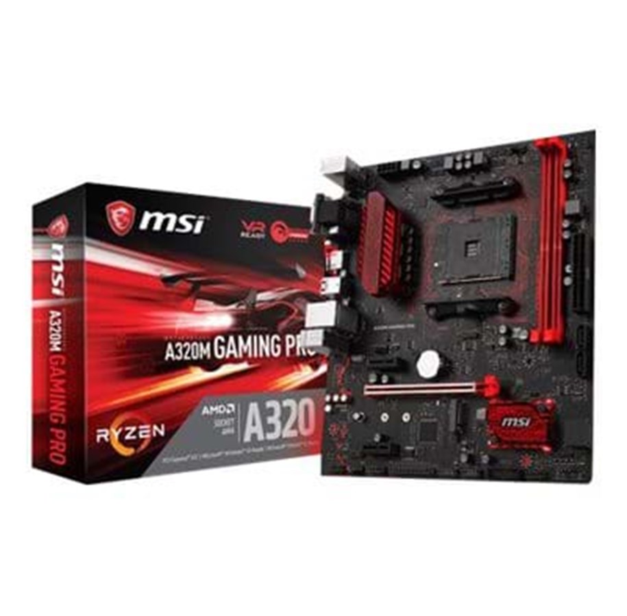 Emolevy - MSI A320M GAMING PRO Emolevy - AMD A320 - AMD AM4 socket - DDR4 RAM - Micro-ATX - A320M GAMING PRO