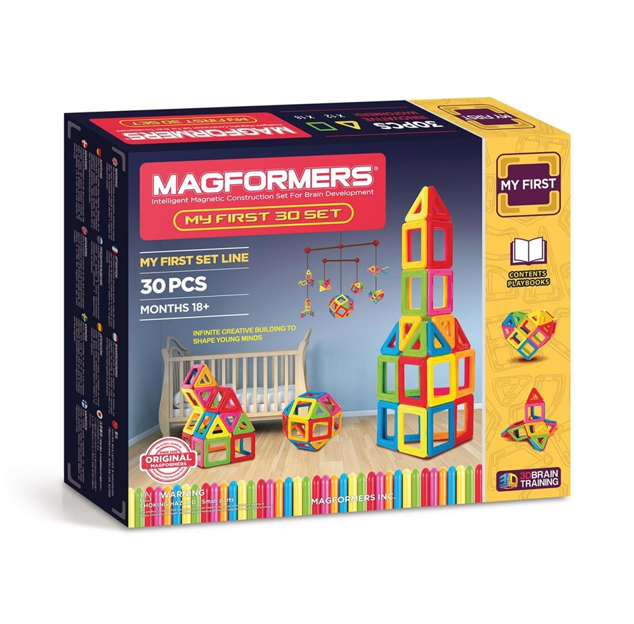 Rakennussarjat - Magformers Ensimmäiset ini 30 kpl - 702001